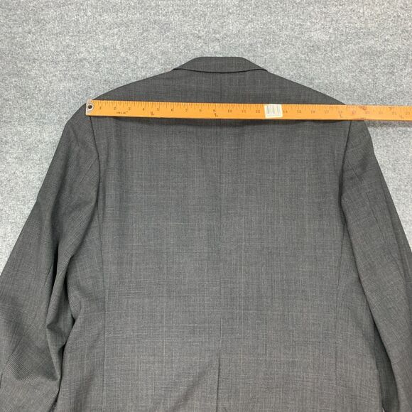 Vintage Ralph Lauren Chaps Blazer Mens 41 Charcoal Wool Two Button Sport Coat - Picture 11 of 13